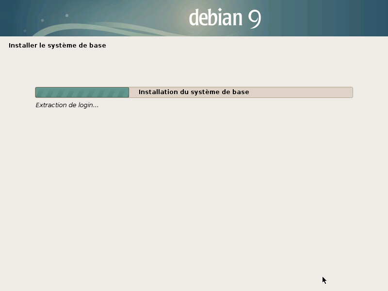 Installation de la base