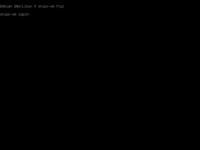 Login debian