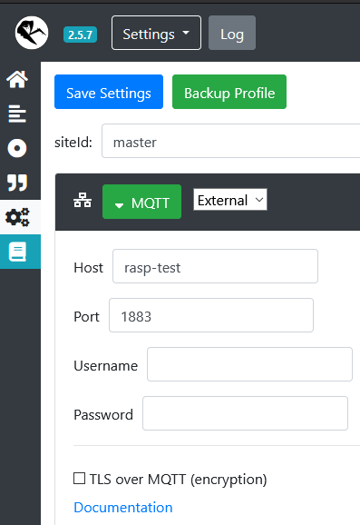 rhasspy MQTT